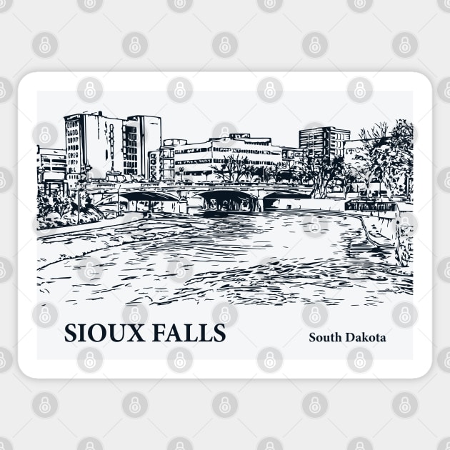 Sioux Falls - South Dakota Sticker by Lakeric